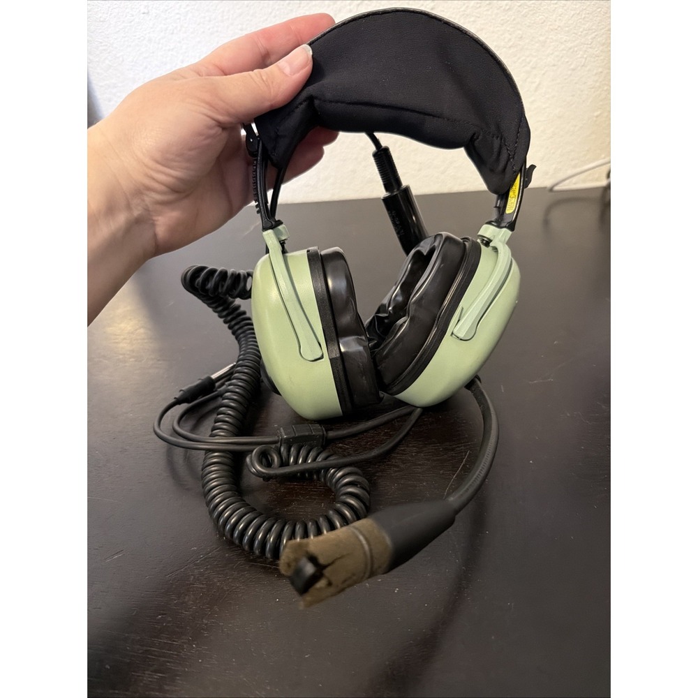 David Clark Model H20-16 Pilot Headset Untested